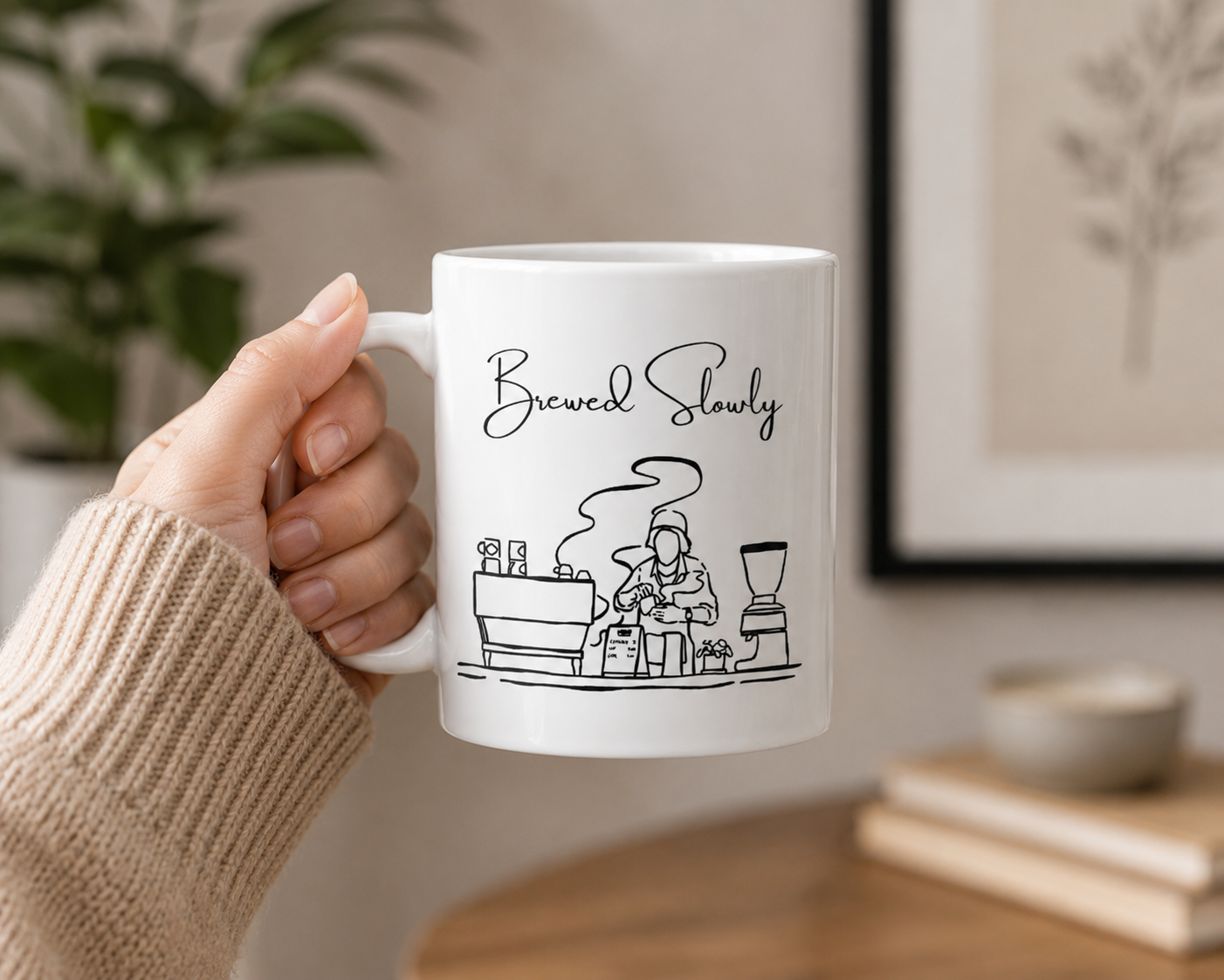 Brewed Slowly | Barista Coffee Mug
