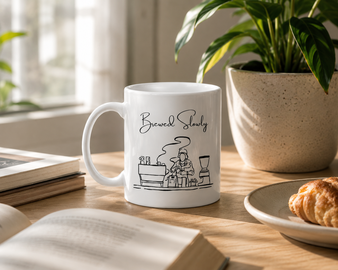 Brewed Slowly | Barista Coffee Mug