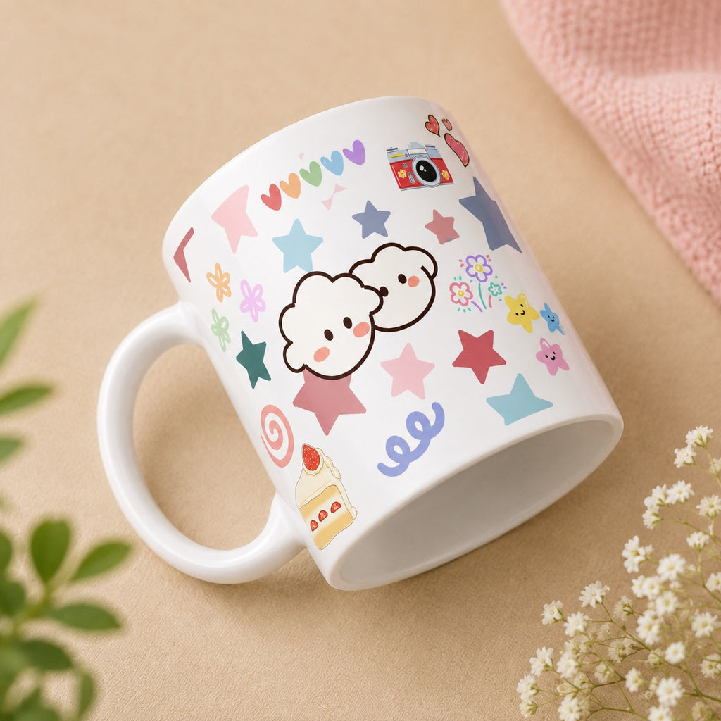 Cloudy Days | Kawaii Coffee Mug