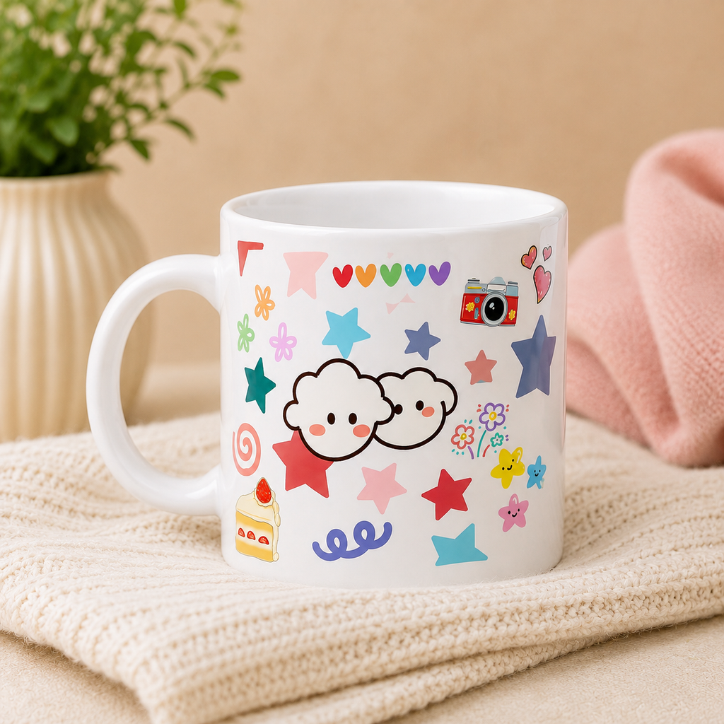 Cloudy Days | Kawaii Coffee Mug