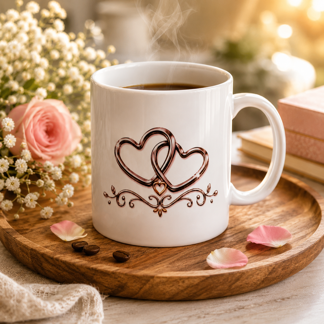 25th Anniversary Personalized Ceramic Mug | Silver Jubilee Gift