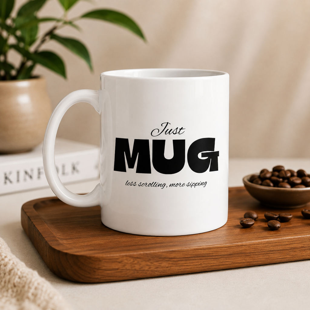 Just Mug | Less Scrolling, More Sipping Coffee Mug