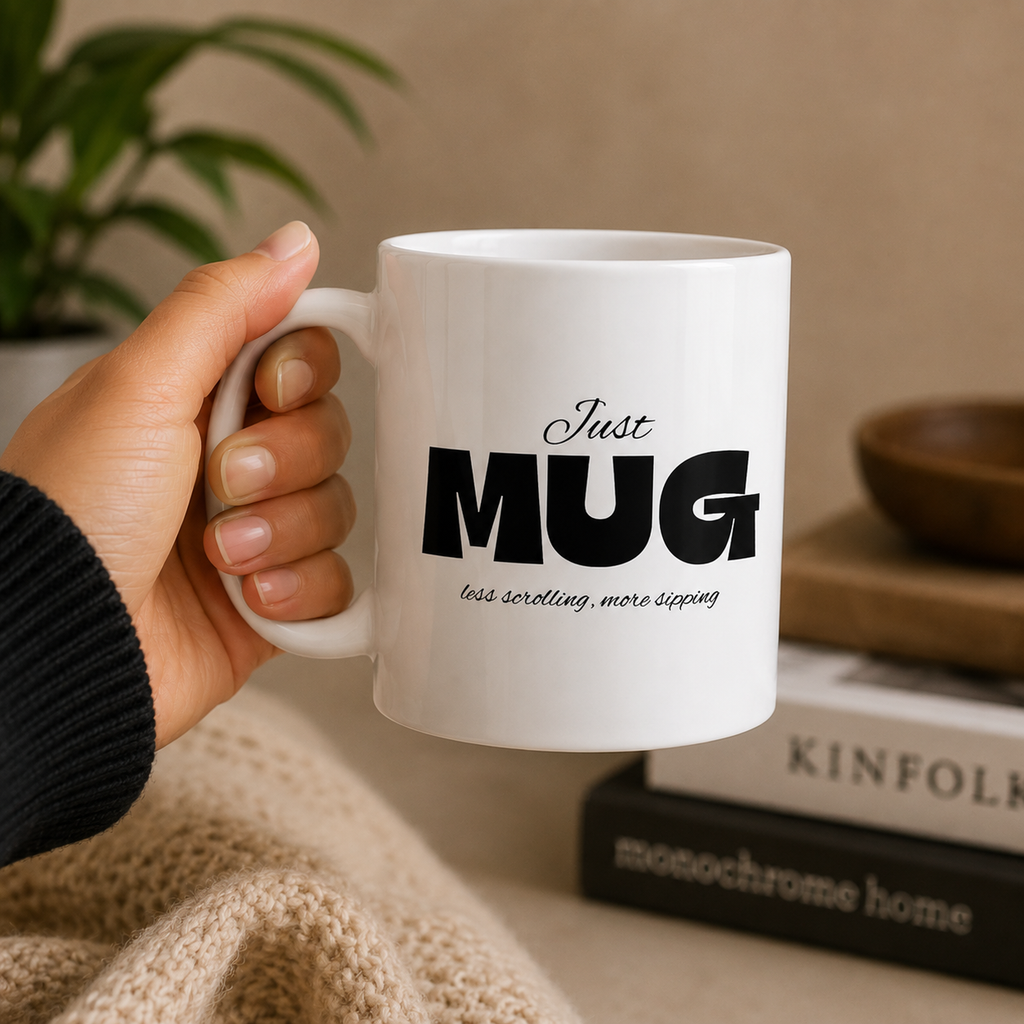 Just Mug | Less Scrolling, More Sipping Coffee Mug