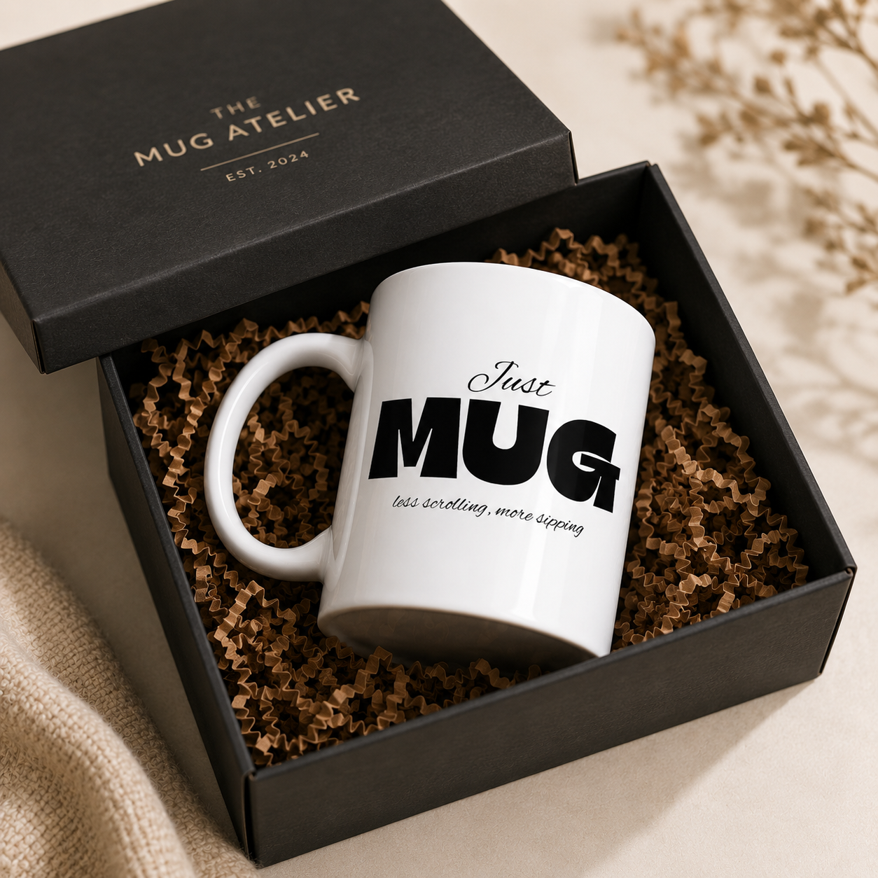 Just Mug | Less Scrolling, More Sipping Coffee Mug