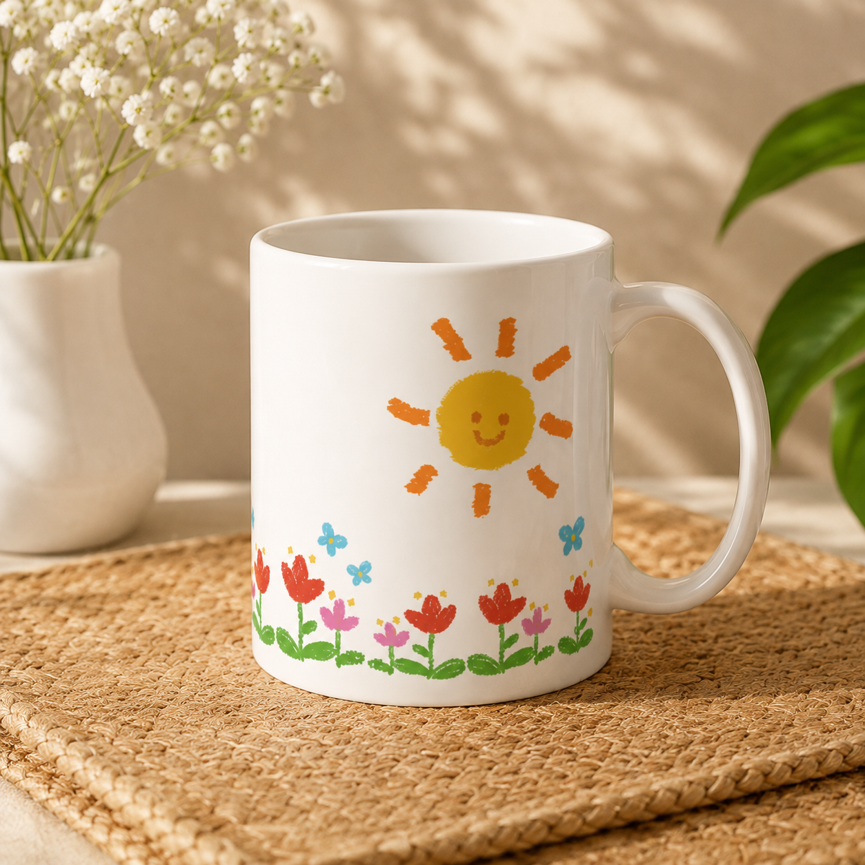 My Sunshine Mug | Cheerful Floral Coffee Mug